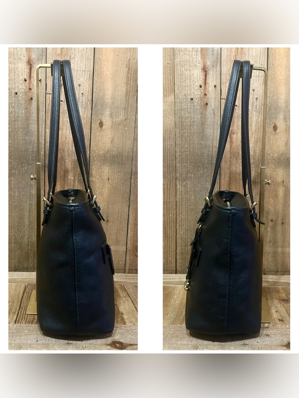 Coach. 5 Piece Set: Taylor Tote & Free Wristlet, Sunglasses, Scarf & Dust Bag. - Picture 7 of 16